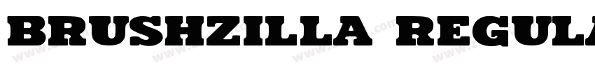Brushzilla Regular字体转换